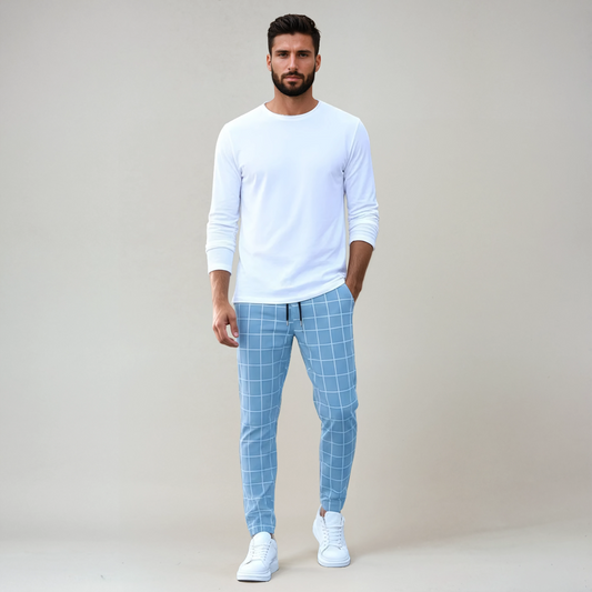 Broek - Heren - Ruitpatroon - Herenbroek - Stijlvol Design