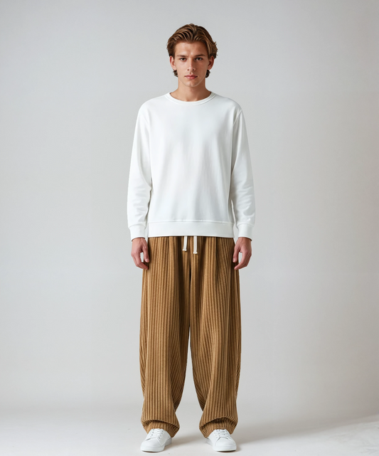Broek - Heren - Corduroy Trekkoord - Corduroy Broek - ZenFit