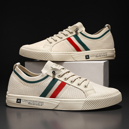 Heren - Ademend Gebreide Sneakers - Lichtgewicht Ontwerp - Casual Wandel- en Hardloopschoenen - MODERNE STAP