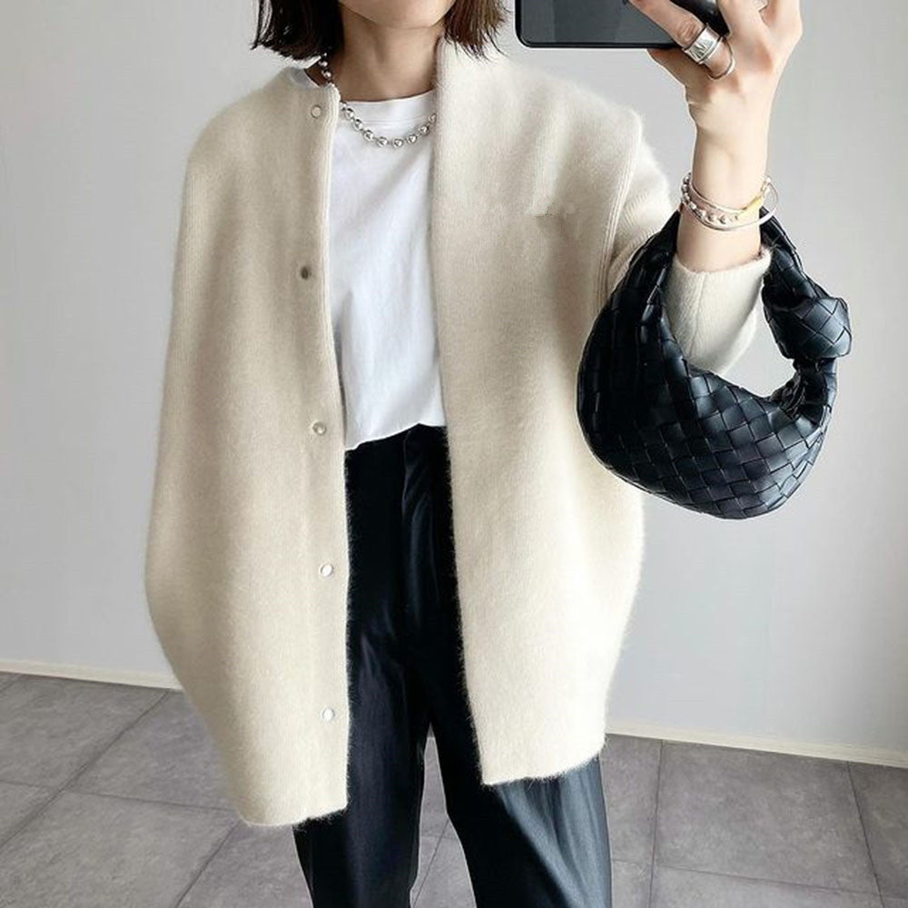 Oversized Brei Jas - Dames - Zachte Stof - Brei Jas - LIV