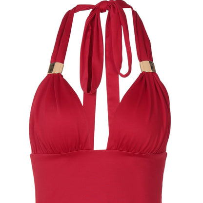 Halter Crop Top - Dames - Ondersteunende Pasvorm - V-Hals - ELEGANTE STIJL