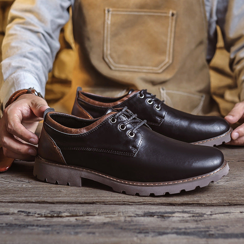 Heren - Leren Schoenen - Krokodillen Reliëf - Formeel Zakelijk - ELEGANTE STIJL