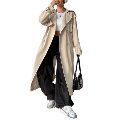 Trenchcoat - Dames - Revers - Dubbele Knopen - Stijl Trench