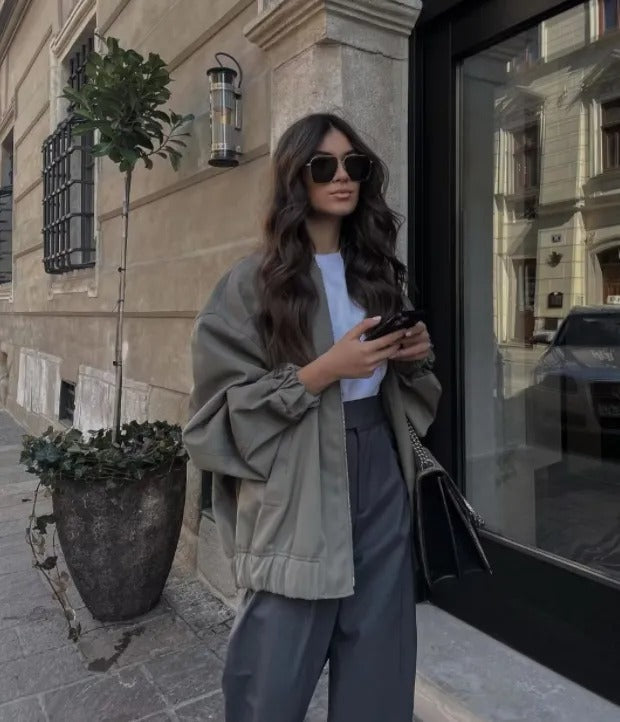 Bomberjack - Dames - Oversized - Bomberjack Met Rits - Nova