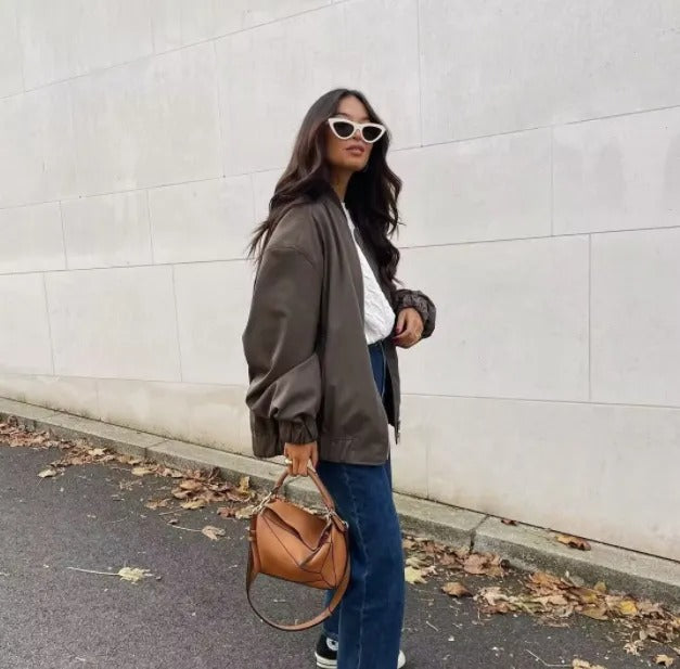 Bomberjack - Dames - Oversized - Bomberjack Met Rits - Nova