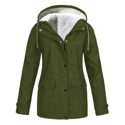 IRIS – Stijlvolle halflange fleece gevoerde regenjas voor ultiem comfort