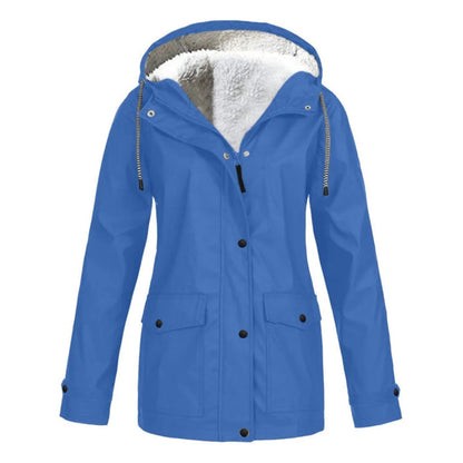 IRIS – Stijlvolle halflange fleece gevoerde regenjas voor ultiem comfort