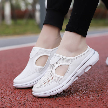 Dames - Orthopedische Slip-On Slippers - Ademend Mesh Geheugenschuim - Comfortabele Slippers - Voetgezondheid Slippers