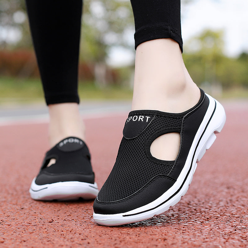 Dames - Orthopedische Slip-On Slippers - Ademend Mesh Geheugenschuim - Comfortabele Slippers - Voetgezondheid Slippers