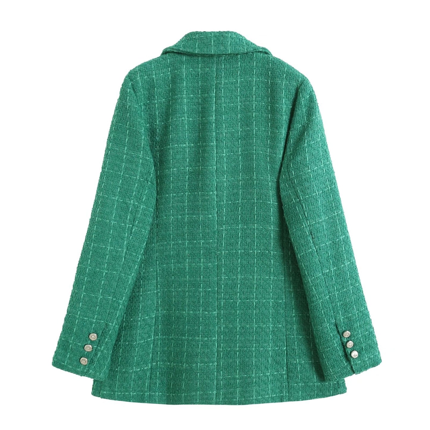 Blazer - Dames - Gestructureerde Stof - Stijlvolle Buitenwear - THAÏNA
