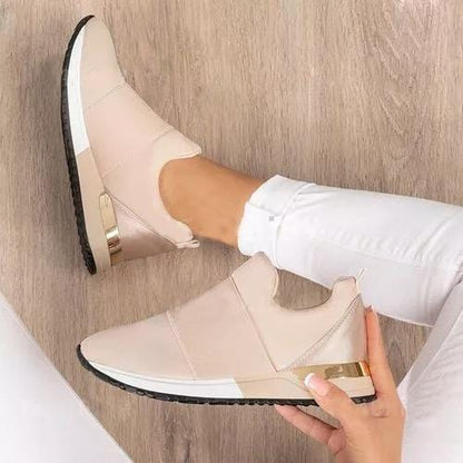 Sneakers - Vrouwen - Beige Ademend - Damessneakers - NOVA