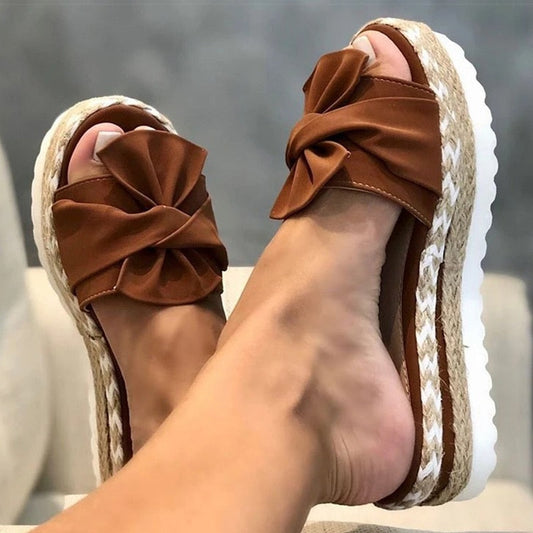 Sandalen - Dames - Comfortabel Design - Zomer Schoenen - Strik Style