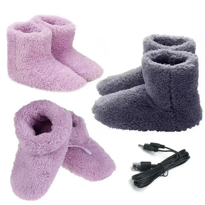 Pantoffels - Unisex - Zachte Voering - USB Verwarmde - Knus