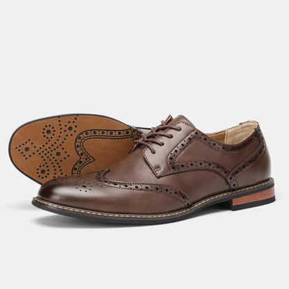 Veterschoenen - Heren - Leren - Wingtip Brogue Oxford - Aurelio