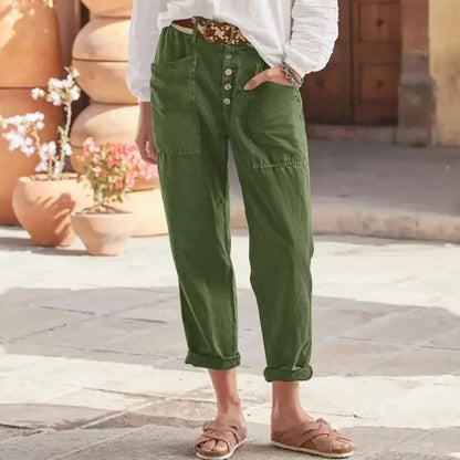 NAELI – Relaxed fit damesbroek met moeiteloze elegantie