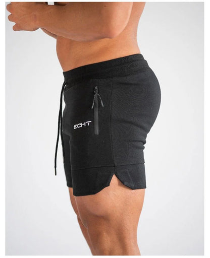 Heren Sportshort Met Ritszakken En Verstelbaar Koord Voor Actieve Sporters – UGO FLEX