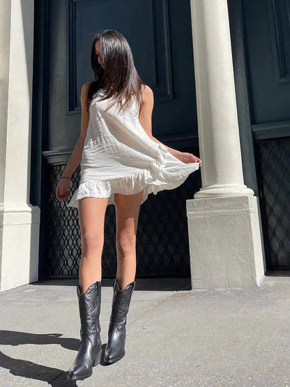 Cowboylaarzen - Vrouwen - Metaal - Cowboylaarzen - CARINA