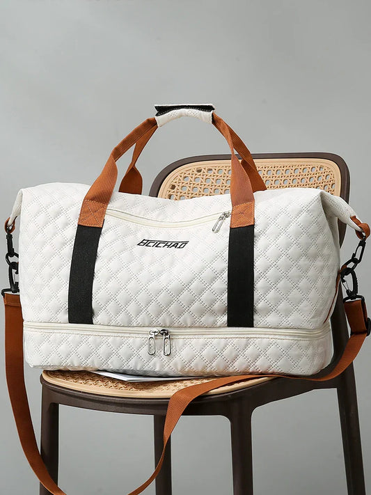 Grote Duffel - Unisex - Nylon - Schoenenvak - Weekender