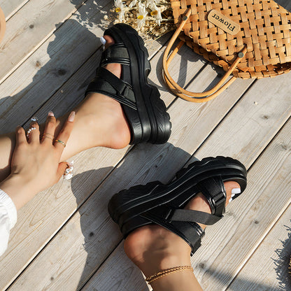 Plateau Sandalen - Dames - Comfortabel Ontwerp - Mode Accessoire - STIJL VOLGENDE