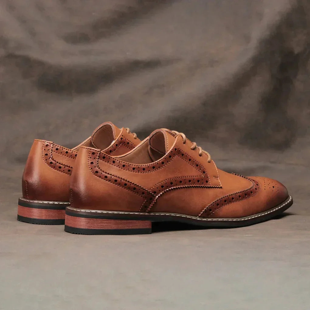 Veterschoenen - Heren - Leren - Wingtip Brogue Oxford - Aurelio