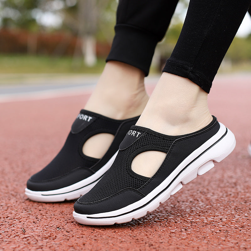 Dames - Orthopedische Slip-On Slippers - Ademend Mesh Geheugenschuim - Comfortabele Slippers - Voetgezondheid Slippers