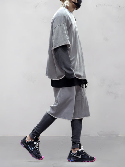 Heren - Casual Loose Fit Sportset - Ademend Materiaal - Zomer Activewear - COMFORTSET