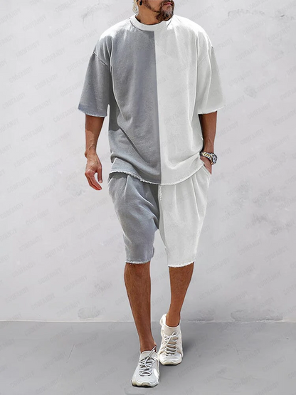 Heren - Casual Loose Fit Sportset - Ademend Materiaal - Zomer Activewear - COMFORTSET