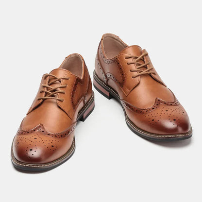 Veterschoenen - Heren - Leren - Wingtip Brogue Oxford - Aurelio