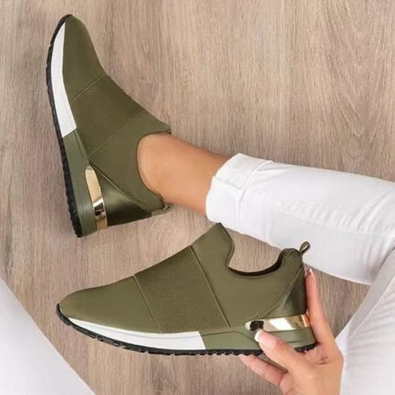 Sneakers - Vrouwen - Beige Ademend - Damessneakers - NOVA