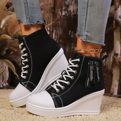Damesschoenen Sleehak - Vrouwen - Platform - Casual - Nova