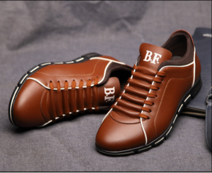Sneakers - Heren - Leer - Bruine Casuals - Comfort Model