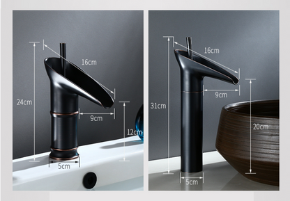 VINTAFLOW - Antieke waterval wastafelkraan voor de badkamer