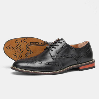 Veterschoenen - Heren - Leren - Wingtip Brogue Oxford - Aurelio