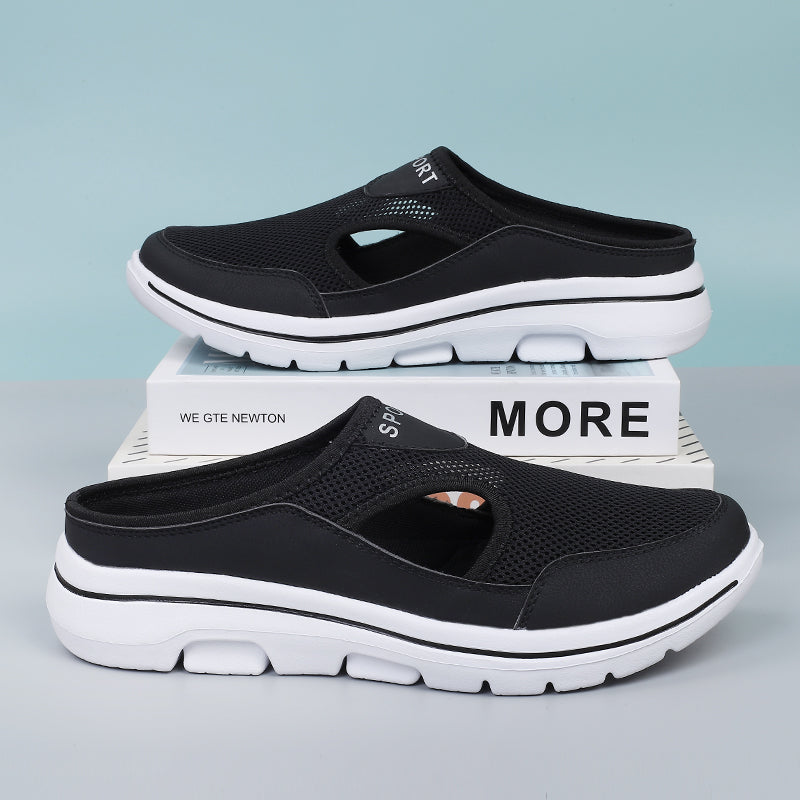 Dames - Orthopedische Slip-On Slippers - Ademend Mesh Geheugenschuim - Comfortabele Slippers - Voetgezondheid Slippers