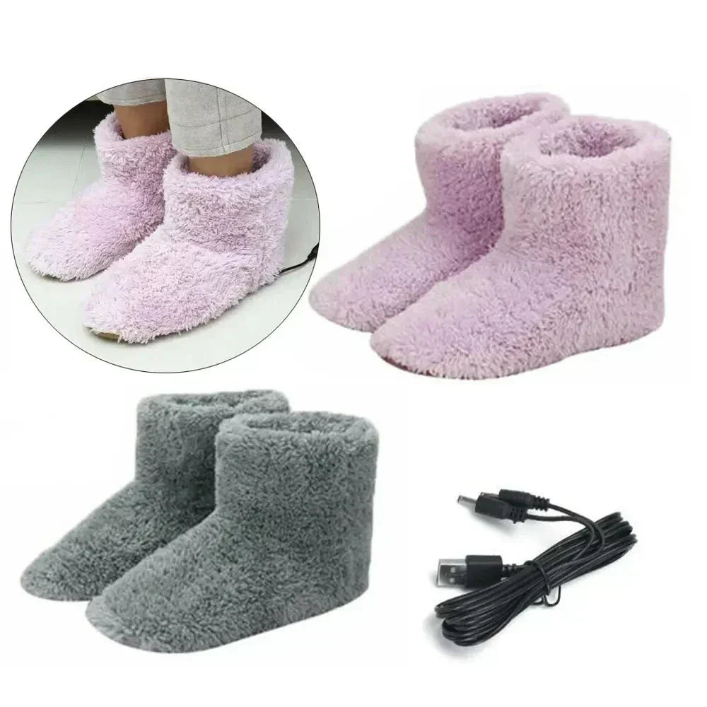Pantoffels - Unisex - Zachte Voering - USB Verwarmde - Knus