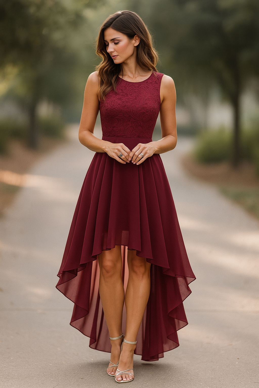 Sophie | Asymmetrische Avondjurk met Elegante Rok voor Dames 0