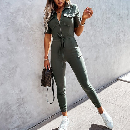Sophie | Cargo Jumpsuit met Slim-Fit voor Dames 4