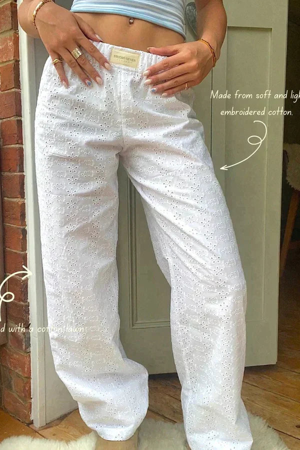 Sophie | Casual Comfortbroek met Elastische Tailleband voor Dames 8