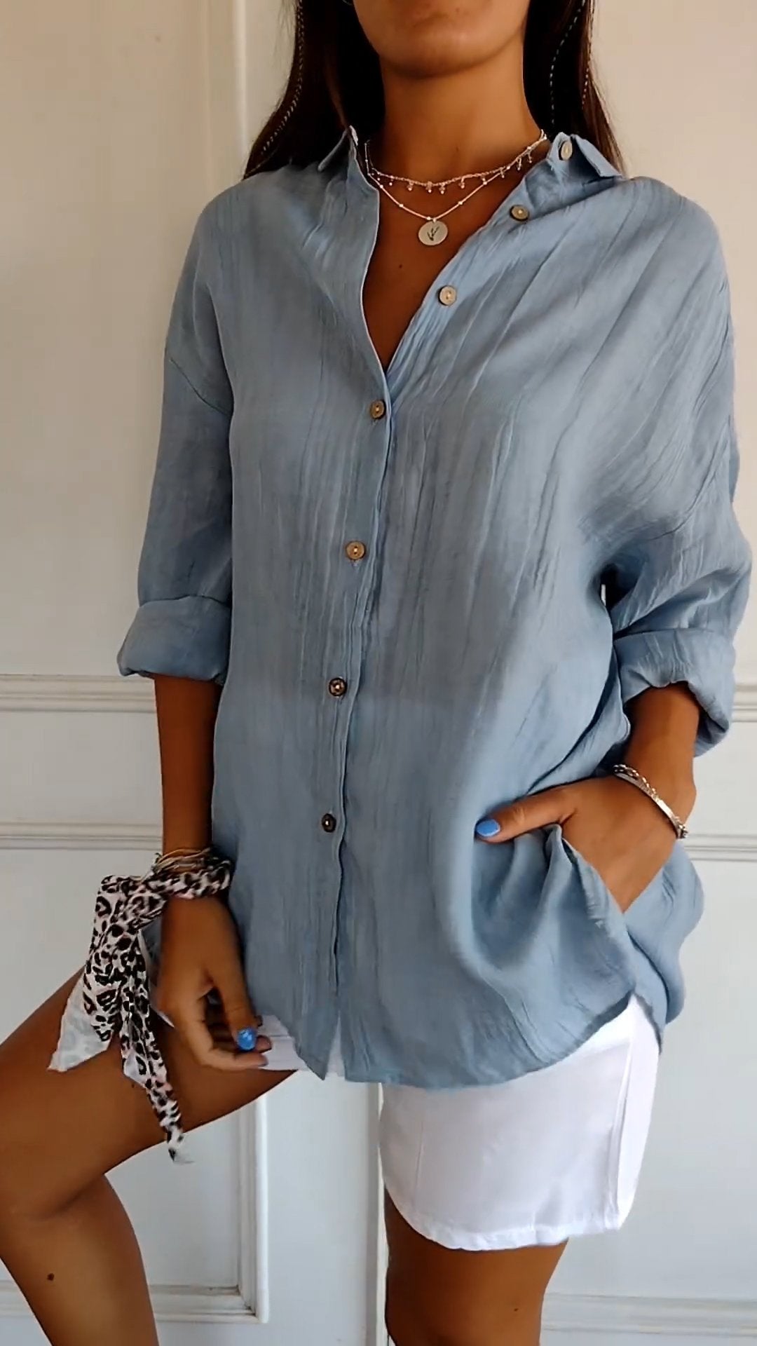 Sophie | Casual Knopshirt voor Dames met Losse Pasvorm 2