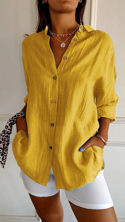 Sophie | Casual Knopshirt voor Dames met Losse Pasvorm 4