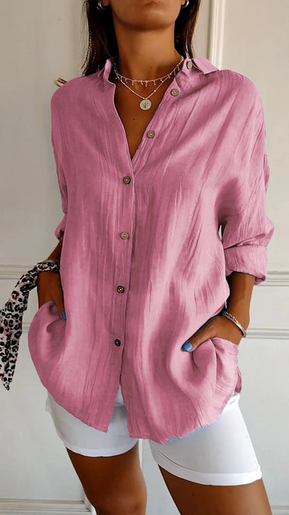 Sophie | Casual Knopshirt voor Dames met Losse Pasvorm 5