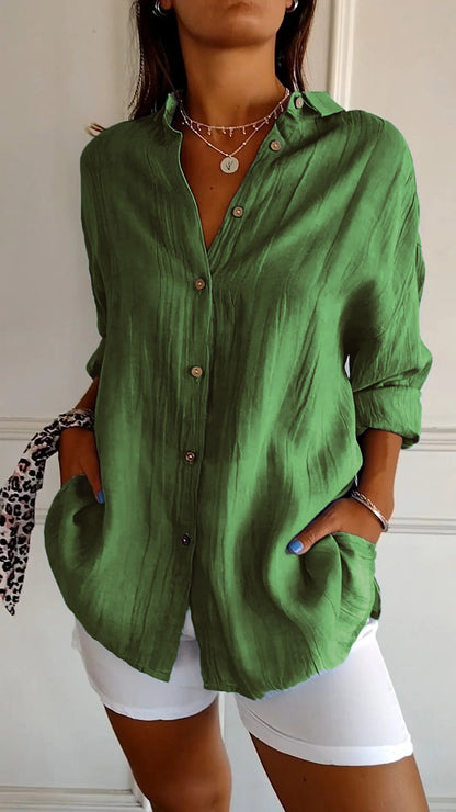 Sophie | Casual Knopshirt voor Dames met Losse Pasvorm 9