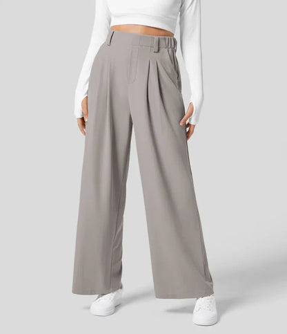 Sophie | Chique High-Waisted Broek met Wijde Pijpen voor Dames 11