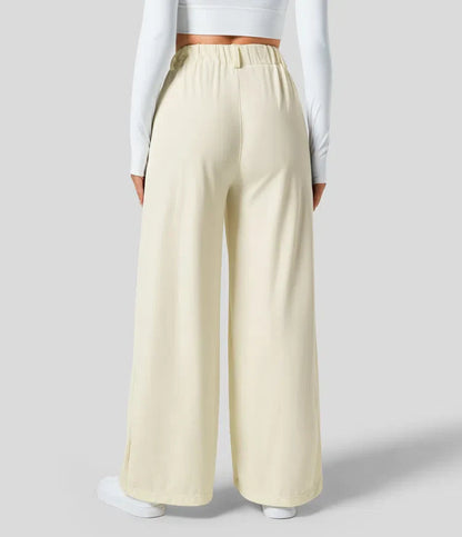 Sophie | Chique High-Waisted Broek met Wijde Pijpen voor Dames 4