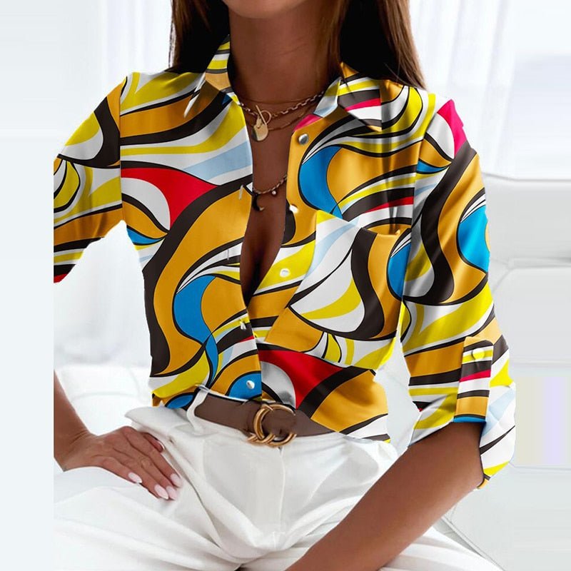 Sophie | Dames Blouse met Omslagkraag in Diverse Kleuren voor Lente 2025 12