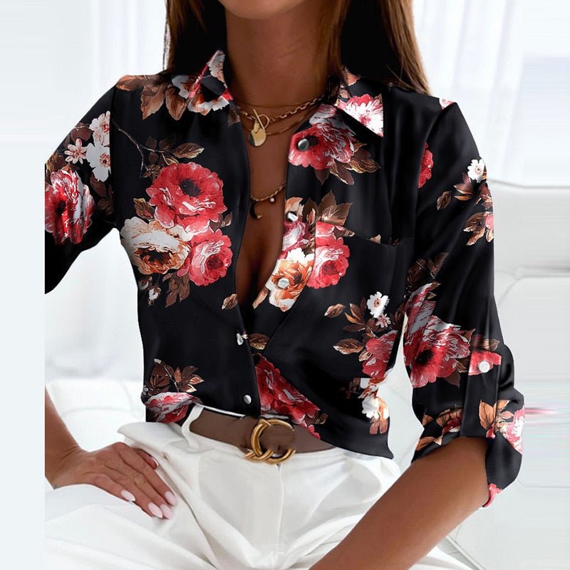 Sophie | Dames Blouse met Omslagkraag in Diverse Kleuren voor Lente 2025 8
