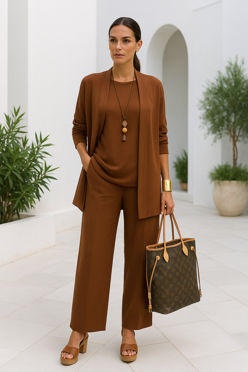 Sophie | Driedelige Set Broekpak voor Dames met Elegante Pasvorm en Veelzijdige Stijl 2