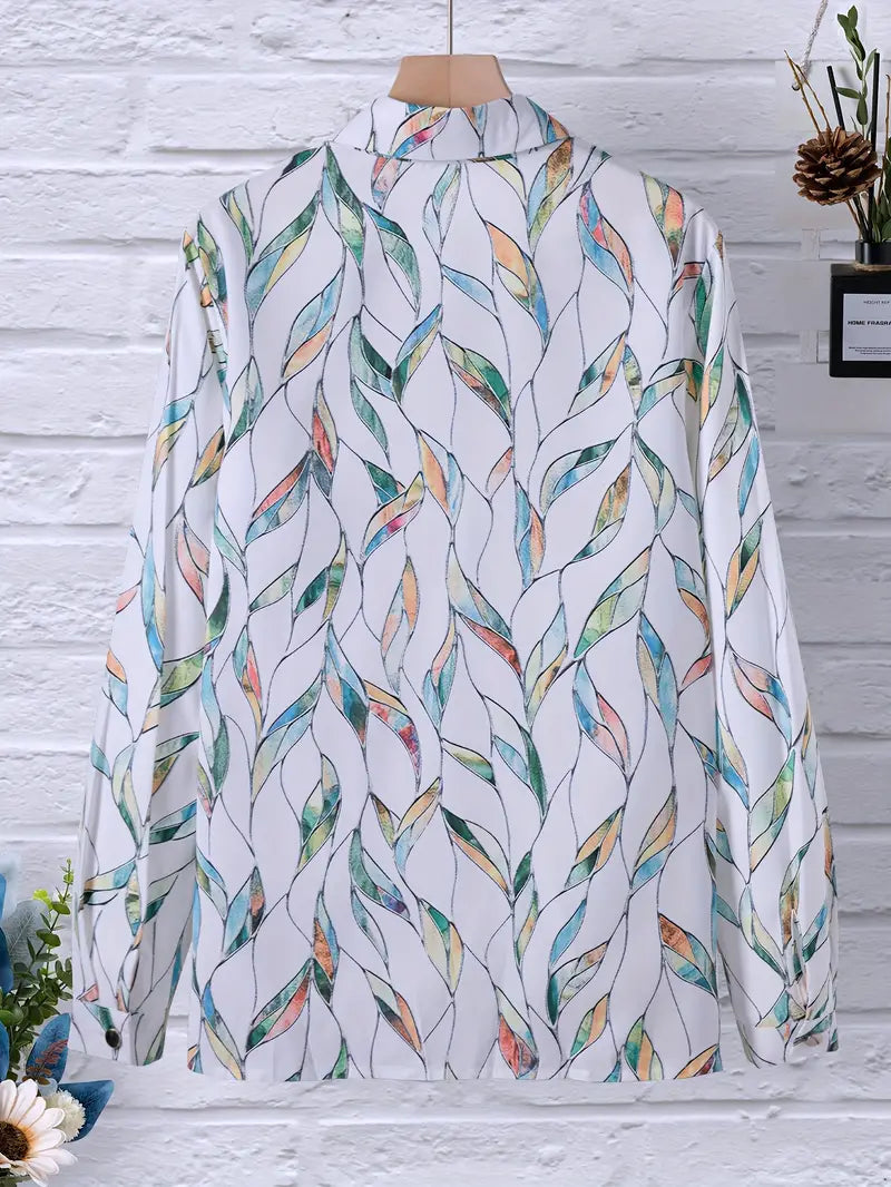 Sophie | Elegante Dames Blouse met Uniek Patroon voor Frisse Dagen 3