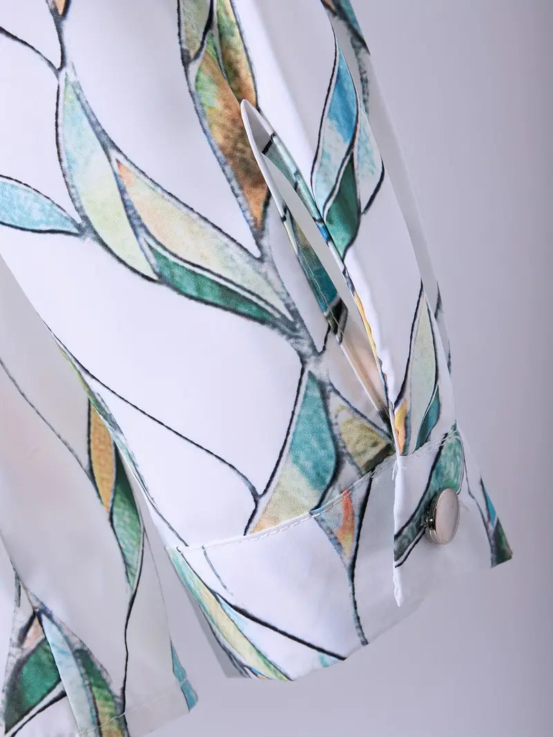 Sophie | Elegante Dames Blouse met Uniek Patroon voor Frisse Dagen 5
