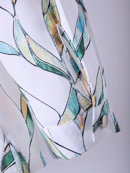 Sophie | Elegante Dames Blouse met Uniek Patroon voor Frisse Dagen 5